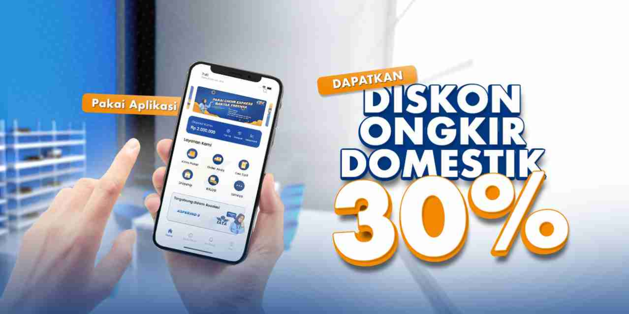 Diskon Ongkir 30% dengan Aplikasi ChoirExpress