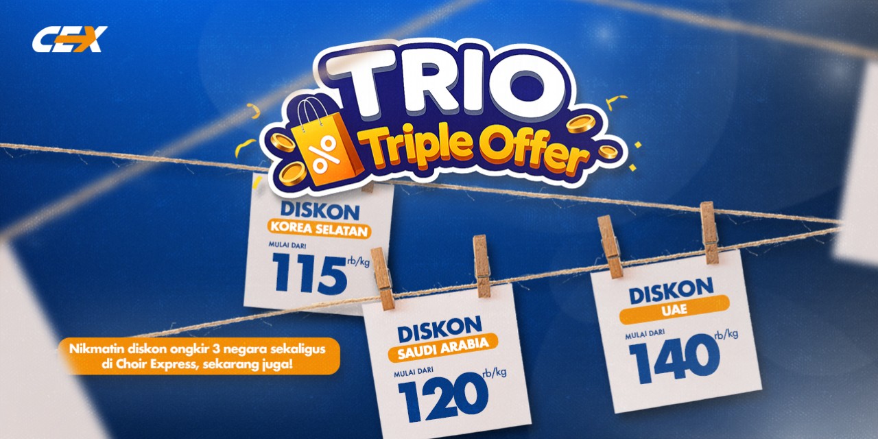 TRIO Triple Offer" dari Choir Express!